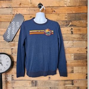 Abercrombie & Fitch men's dark blue pullover sweatshirt size medium